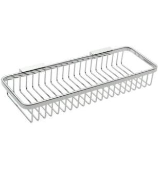 Ginger 552G/PN Hotelier 15.4" Wall Mounted Brass Shower Basket in Polished Nickel