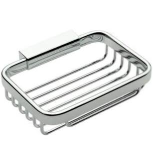 Ginger 550G/PN Hotelier Wall Mounted Brass Soap Basket in Polished Nickel