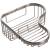 Ginger 504L/SN Splashables Brass Wall Mounted Wire Corner Basket in Satin Nickel