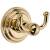 Ginger 1111/PB Chelsea Double Robe Hook in Polished Brass