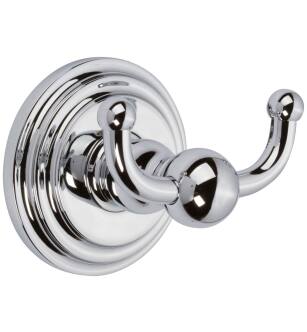 Ginger 1111/PC Chelsea Double Robe Hook in Polished Chrome