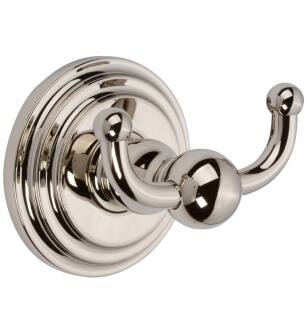 Ginger 1111/PN Chelsea Double Robe Hook in Polished Nickel