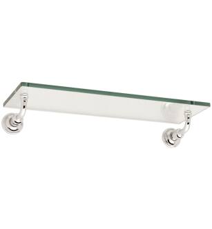 Ginger 4534T-24/PC 24" Tempered Glass Shelf From The Columnar Collection in Polished Chrome