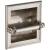 Ginger 4528/SN Single Post Recessed Toilet Paper Holder From The Columnar Collection in Satin Nickel
