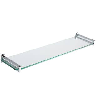 Ginger 3018T-24/PC 24" Tempered Glass Shelf From The Frame Collection in Polished Chrome