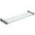 Ginger 3018T-24/SN 24" Tempered Glass Shelf From The Frame Collection in Satin Nickel