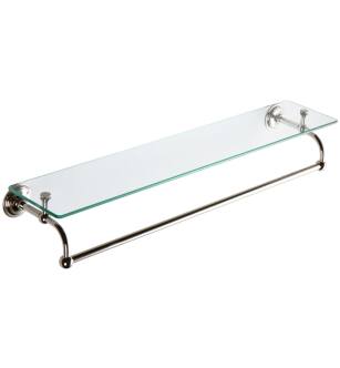 Ginger 2619T-24/PN 24" Shelf With Bar From The London Terrace Collection in Polished Nickel