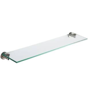 Ginger 4634T/SN Kubic 24" Glass Shelf in Satin Nickel