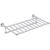 Ginger 4543-20/PC 20" Hotel Shelf With Bar From The Columnar Collection in Polished Chrome