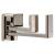 Ginger 5210T/PN Lineal Pivoting Triple Robe Hook in Polished Nickel