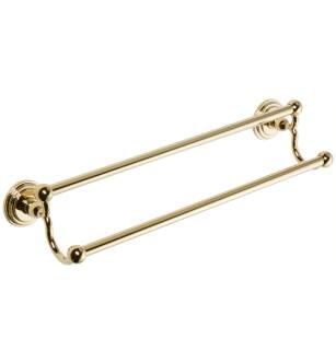 Ginger 1122-24/PB Chelsea 24" Double Towel Bar in Polished Brass