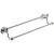 Ginger 1122-24/PC Chelsea 24" Double Towel Bar in Polished Chrome