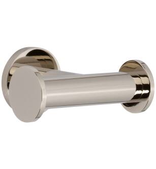 Ginger 4610D/PN Kubic Double Robe Hook in Polished Nickel