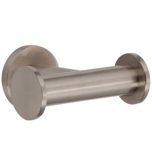 Ginger 4610D/SN Kubic Double Robe Hook in Satin Nickel