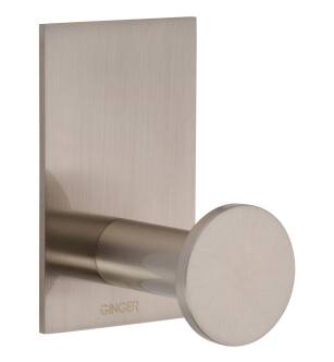 Ginger 2810/SN Surface Single Robe Hook in Satin Nickel