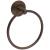 Ginger 1105/ORB Chelsea Towel Ring in Oil Rubbed Bronze (Hand Relieved)