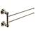 Ginger 4522S/PN 12" Pivoting Double Towel Bar From The Columnar Collection in Polished Nickel