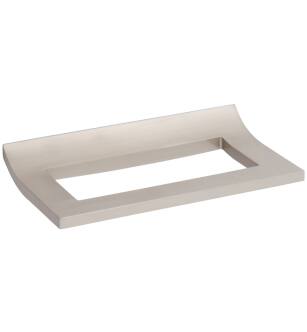 Ginger 4705-8/SN Cinu Double Post Towel Ring in Satin Nickel