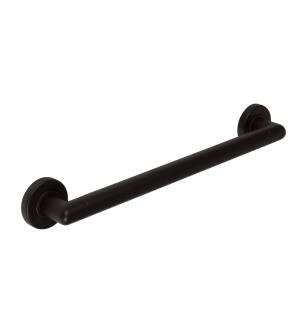 Ginger 4602/MB Kubic 18" Towel Bar With Plain Rosette in Matte Black