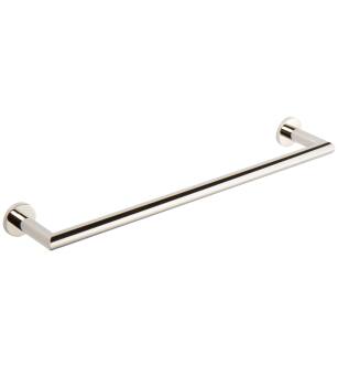 Ginger 4602/PN Kubic 18" Towel Bar With Plain Rosette in Polished Nickel