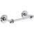 Ginger 2608/PC Double Post Toilet Toilet Paper Holder From The London Terrace Collection in Polished Chrome