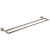 Ginger 0222-24/SN 24" Double Towel Bar From The Sine Collection in Satin Nickel