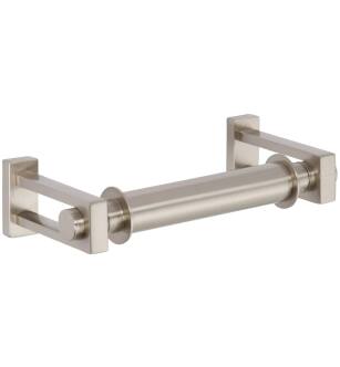 Ginger 3008/SN Double Post Toilet Toilet Paper Holder From The Frame Collection in Satin Nickel