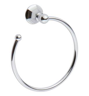Ginger 621/PC Empire 7.1" Towel Ring in Polished Chrome