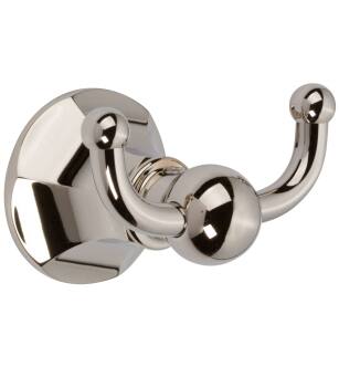 Ginger 611/PN Empire Double Robe Hook in Polished Nickel