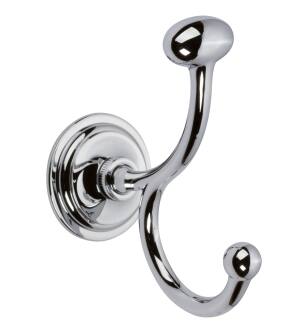 Ginger 2611/PC London Terrace Double Robe Hook in Polished Chrome