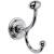 Ginger 2611/PC London Terrace Double Robe Hook in Polished Chrome