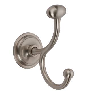 Ginger 2611/SN London Terrace Double Robe Hook in Satin Nickel
