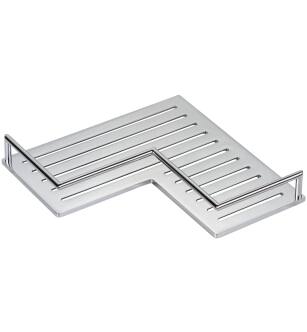 Ginger 28505/PC Surface 8.8" Metal Corner Shelf in Polished Chrome