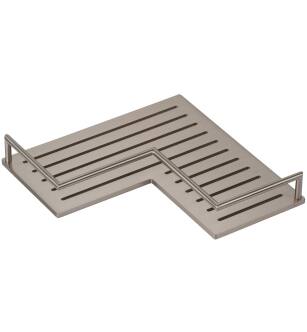 Ginger 28505/SN Surface 8.8" Metal Corner Shelf in Satin Nickel