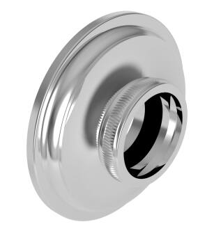 Ginger 2639B/PC Shower Rod Brackets From The London Terrace Collection in Polished Chrome