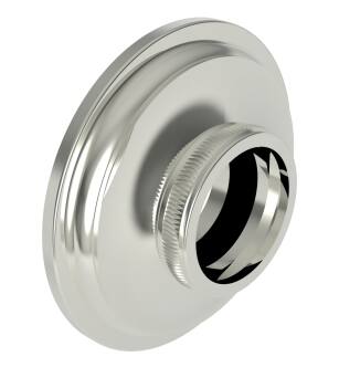 Ginger 2639B/PN Shower Rod Brackets From The London Terrace Collection in Polished Nickel