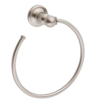 Ginger 4521/SN 8" Open Towel Ring From The Columnar Collection in Satin Nickel