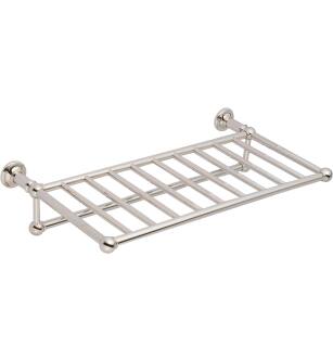 Ginger 4543-24/PN 24" Hotel Shelf With Bar From The Columnar Collection in Polished Nickel