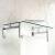Ginger 0243-24/SN 24" Hotel Shelf With Towel Bar From The Sine Collection in Satin Nickel