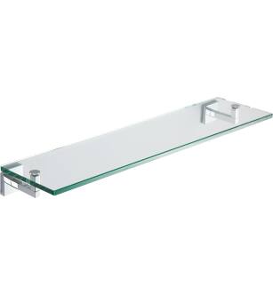 Ginger 5234T-24/PC 24 Inch Lineal Glass Shelf in Polished Chrome
