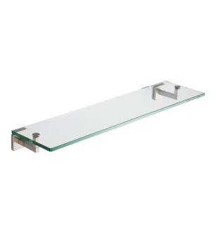 Ginger 5234T-24/SN 24 Inch Lineal Glass Shelf in Satin Nickel