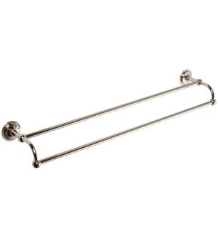Ginger 2622-24/PN Double Towel Bar From The London Terrace Collection in Polished Nickel