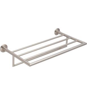 Ginger XX43S-24/SN Kubic 24" Brass Towel Rack in Satin Nickel