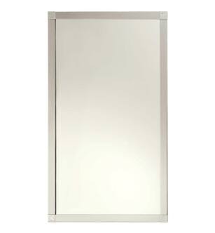 Ginger 3041/PC 18" X 32" Framed Mirror From The Frame Collection in Polished Chrome