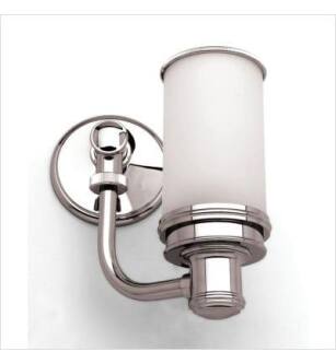 Ginger 4581/PN Single Light Pivoting Wall Sconce From The Columnar Collection in Polished Nickel