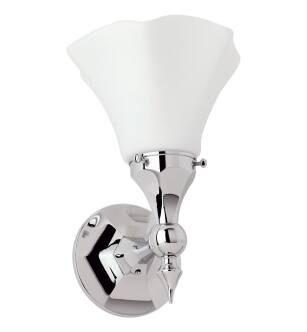 Ginger 682SO/PC Empire 1 Light Bathroom Sconce in Polished Chrome