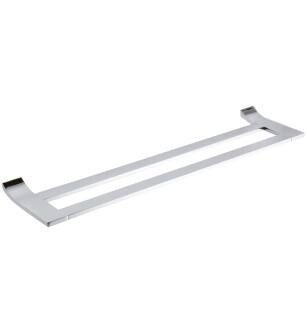 Ginger 4722-24/PC Cinu 24 Inch Double Towel Bar in Polished Chrome