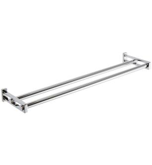 Ginger 3022-24/PC 24" Double Towel Bar From The Frame Collection in Polished Chrome