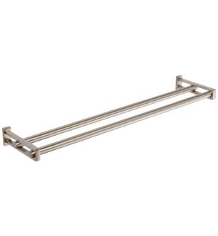 Ginger 3022-24/SN 24" Double Towel Bar From The Frame Collection in Satin Nickel