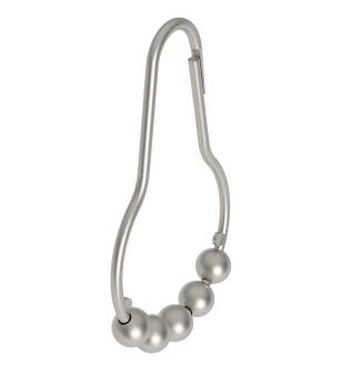 Ginger 1139SR/SN Set Of 12 Shower Curtain Rings in Satin Nickel